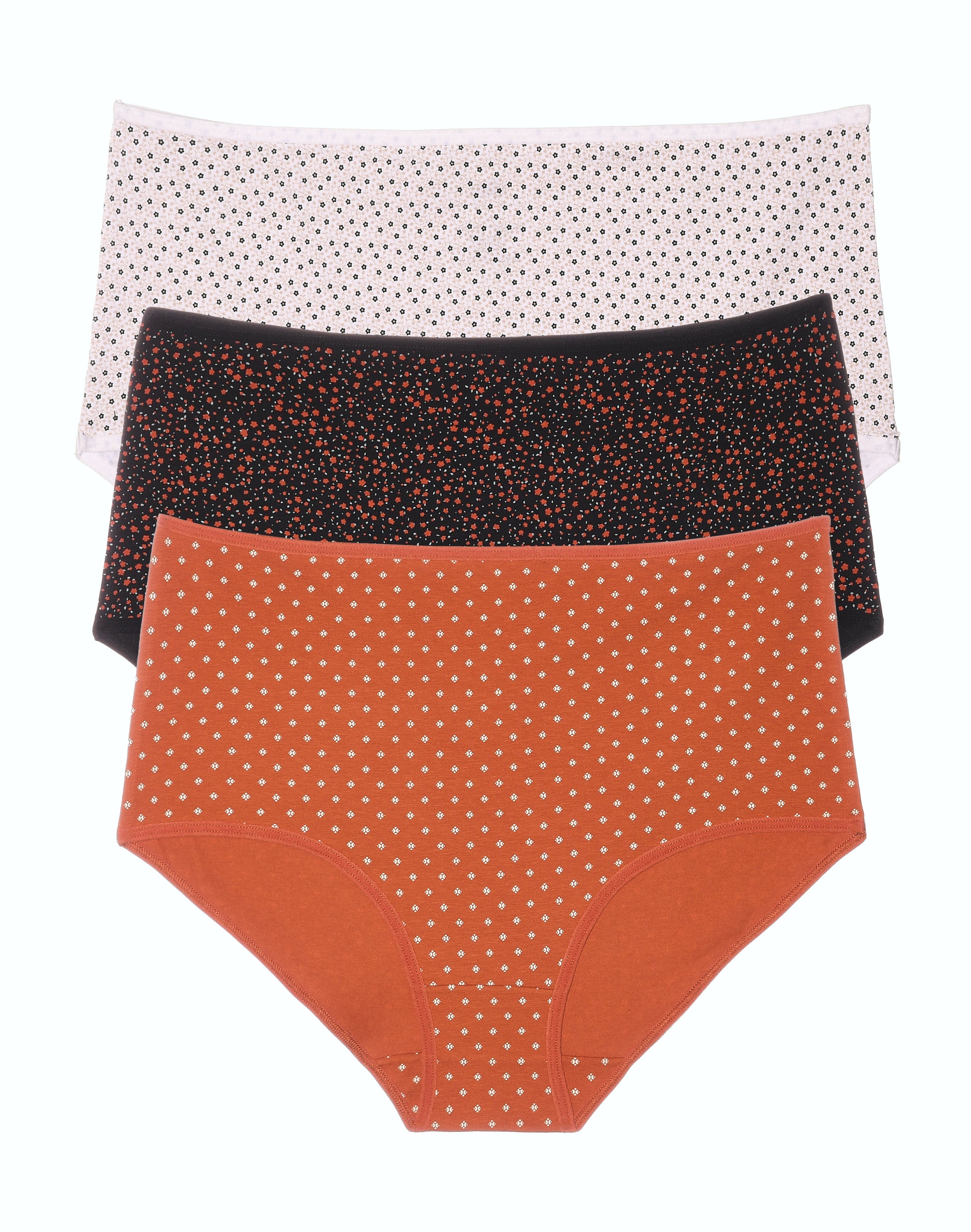 Printed High Brief - Pack of 3