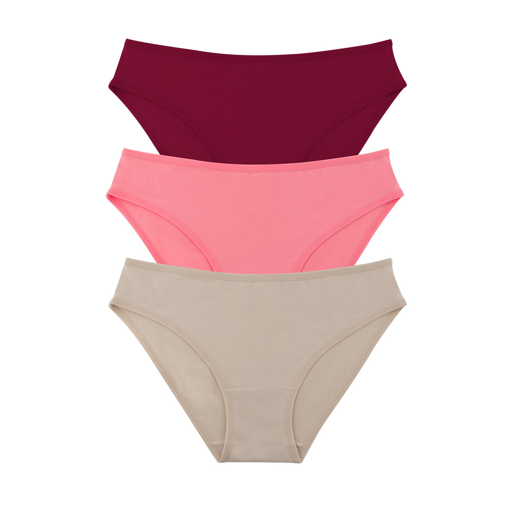 Plain Bikini - Pack of 3