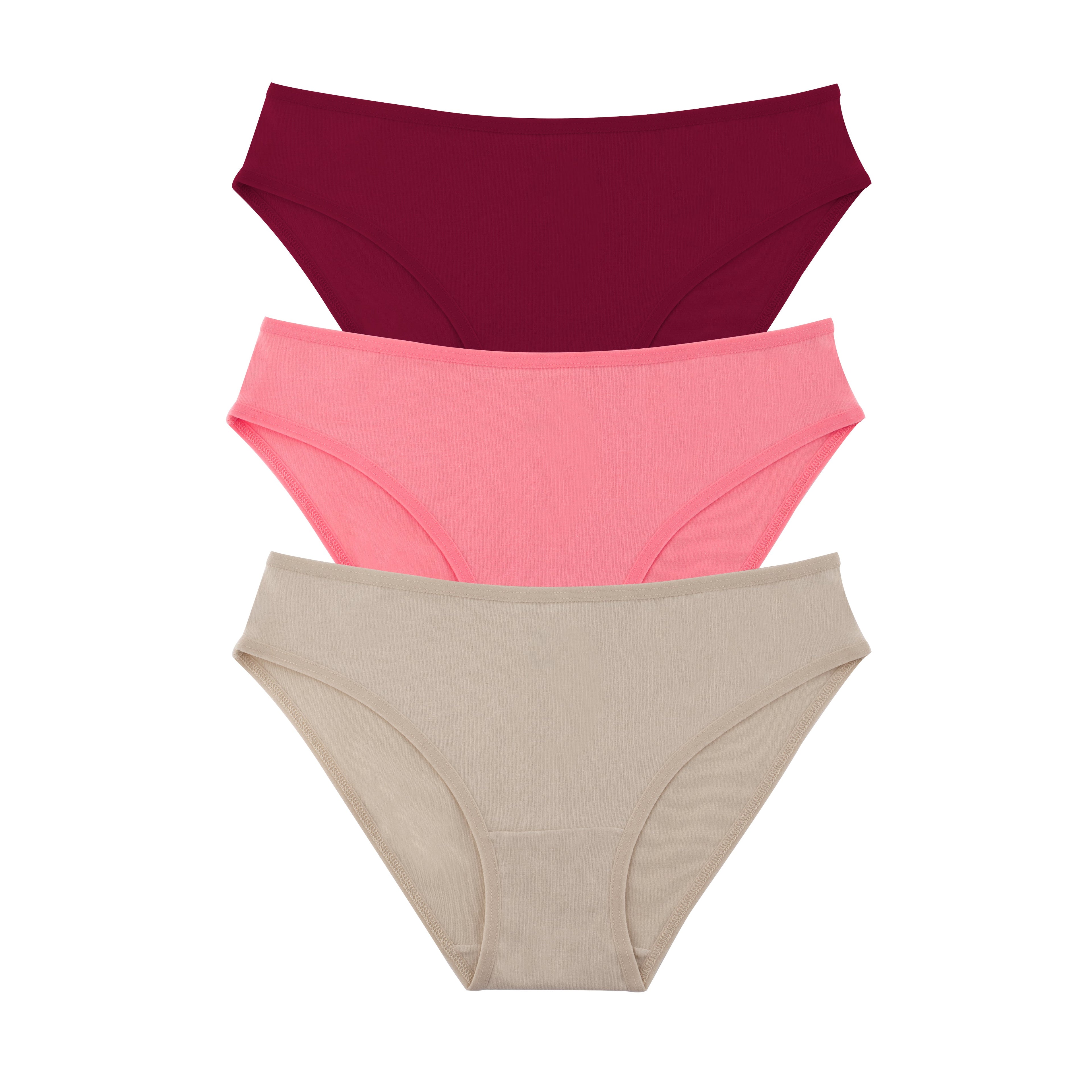 Plain Bikini - Pack of 3