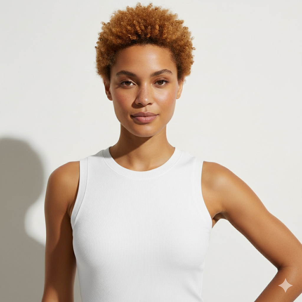 Round Neck Wide Strap Top - Pack of 1 - Body Wear