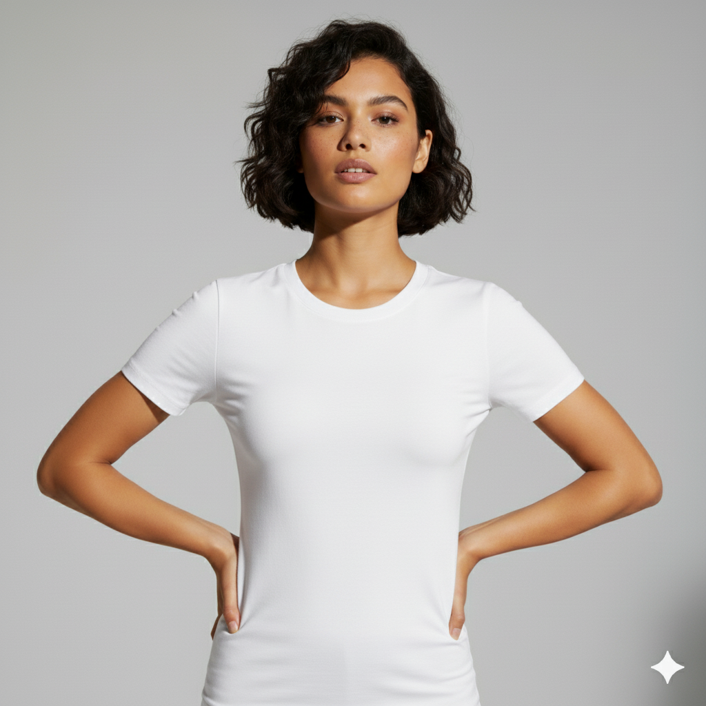 Round Neck Cap Sleeve Top - Pack of 1 - Body Wear