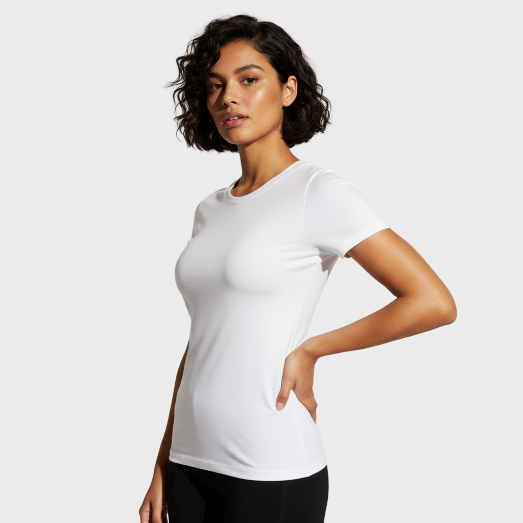 Round Neck Cap Sleeve Top - Pack of 1 - Body Wear