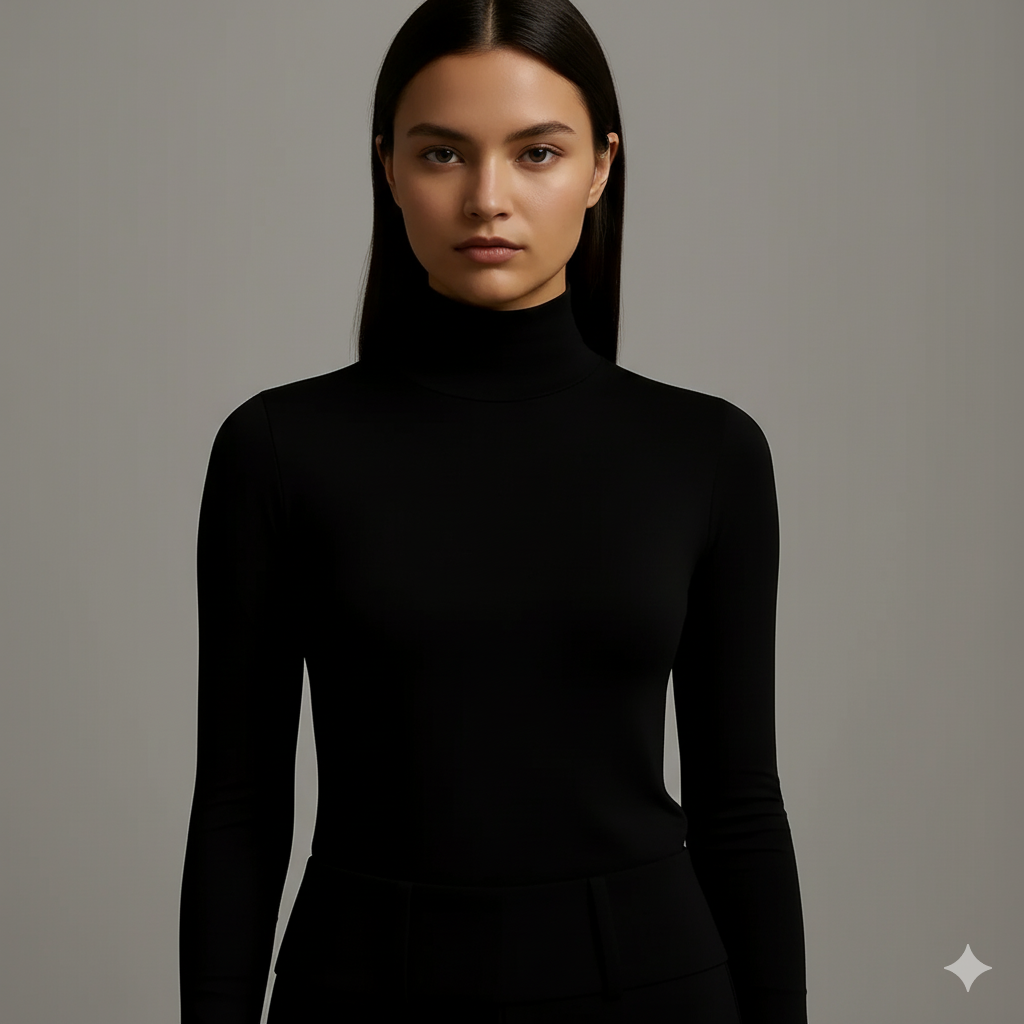 High Neck Long Sleeve Top - Pack of 1 - Body Wear