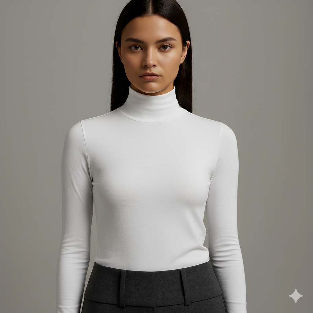 High Neck Long Sleeve Top - Pack of 1 - Body Wear