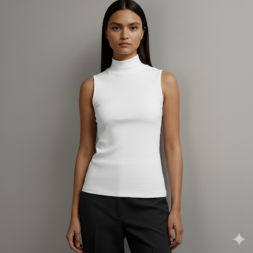 High Neck Sleeveless Top - Pack of 1 - Body Wear