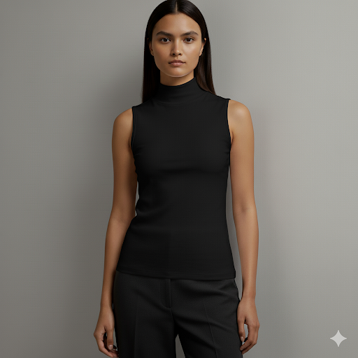 High Neck Sleeveless Top - Pack of 1 - Body Wear