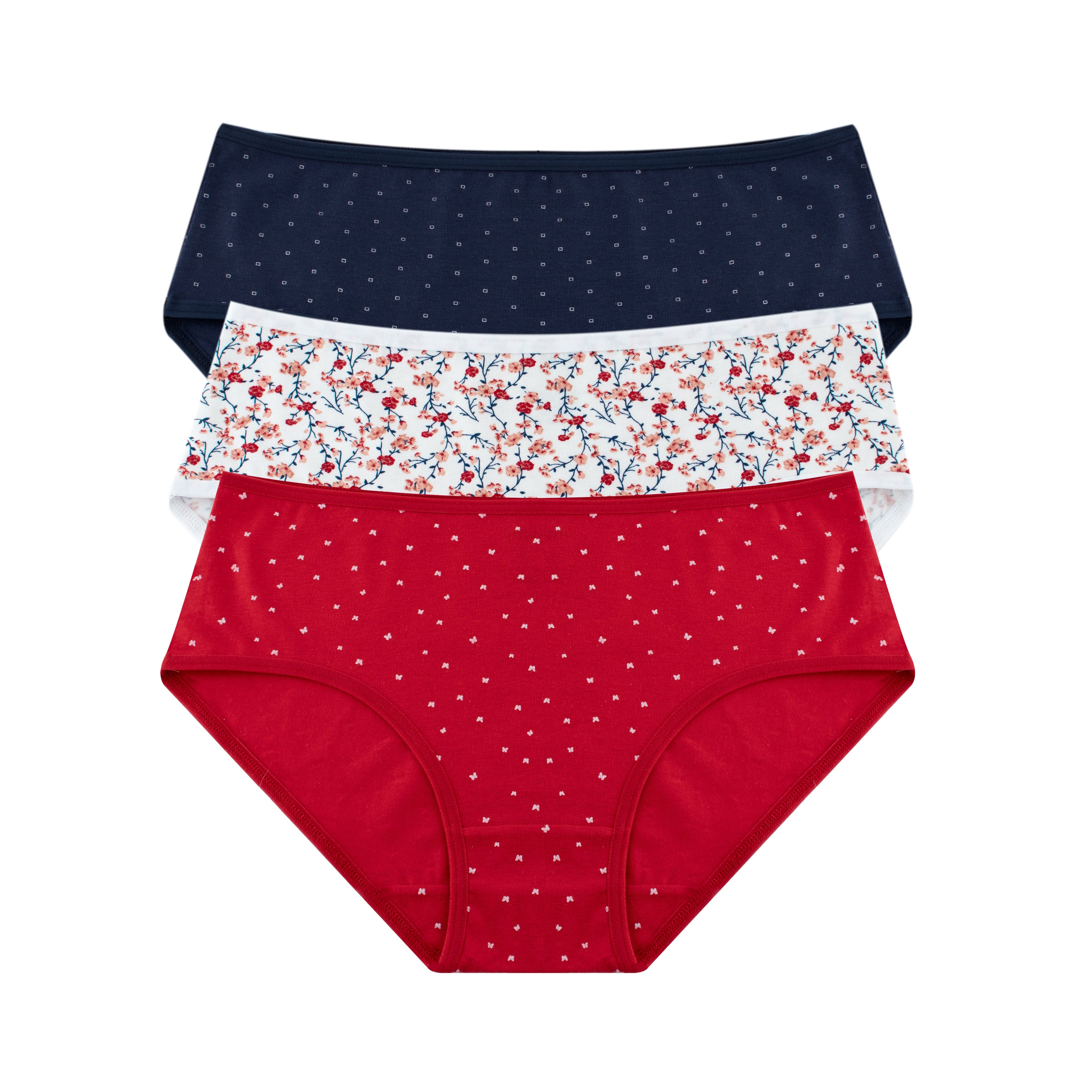 Printed Midi - Pack of 3