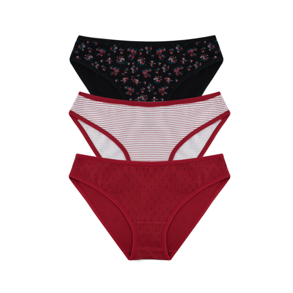 Printed Bikini - Pack of 3