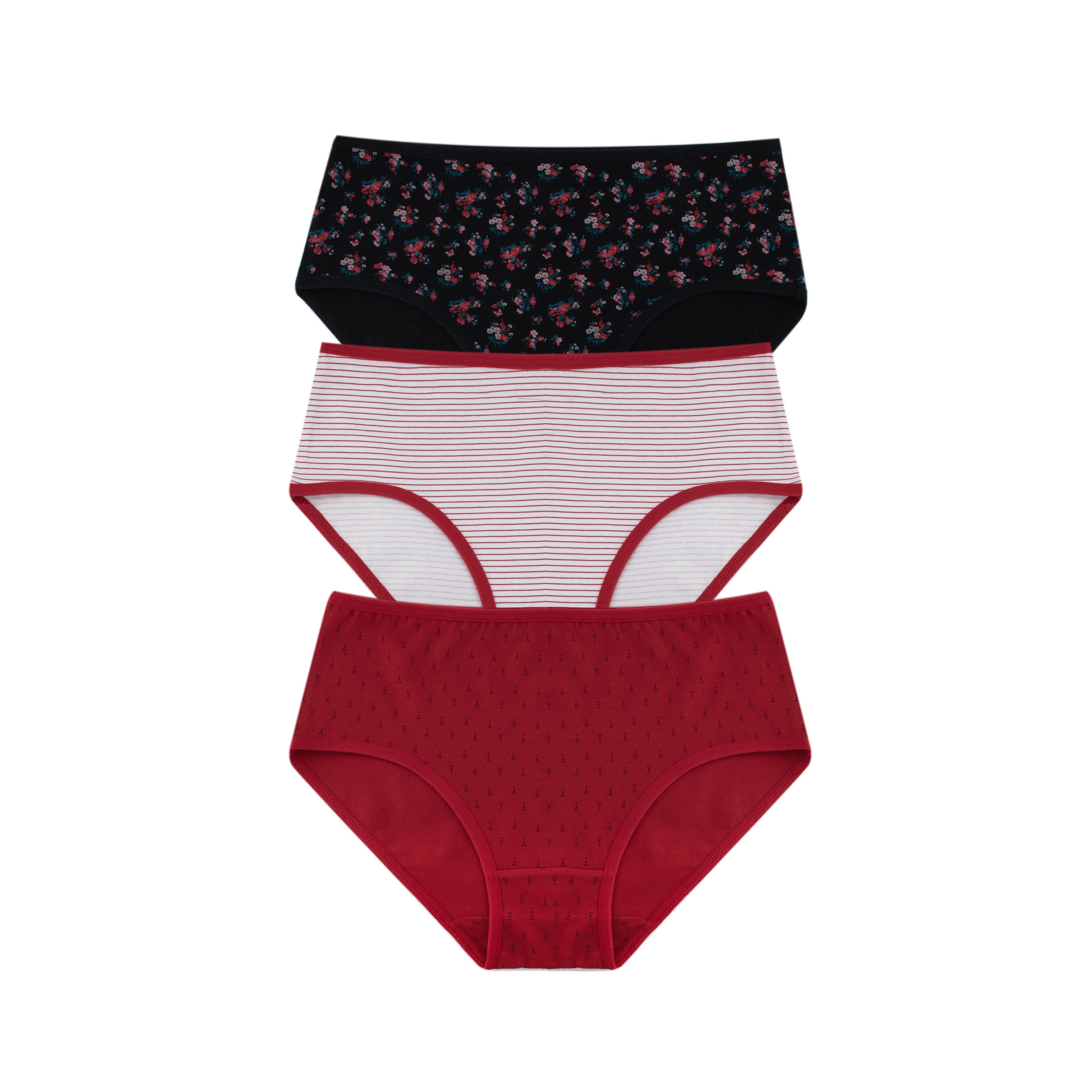 Printed Midi - Pack of 3